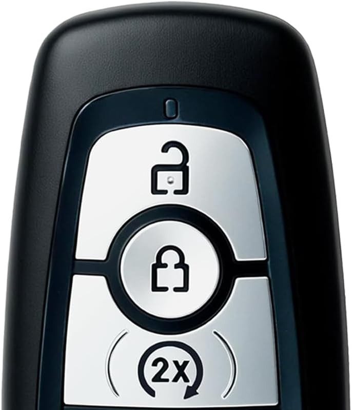 A wireless key fob which is commonly cloned in instances of high-tech car theft.