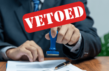Governor Vetoes Reform Bill, Choosing to Retain Unlimited Power Over Citizens